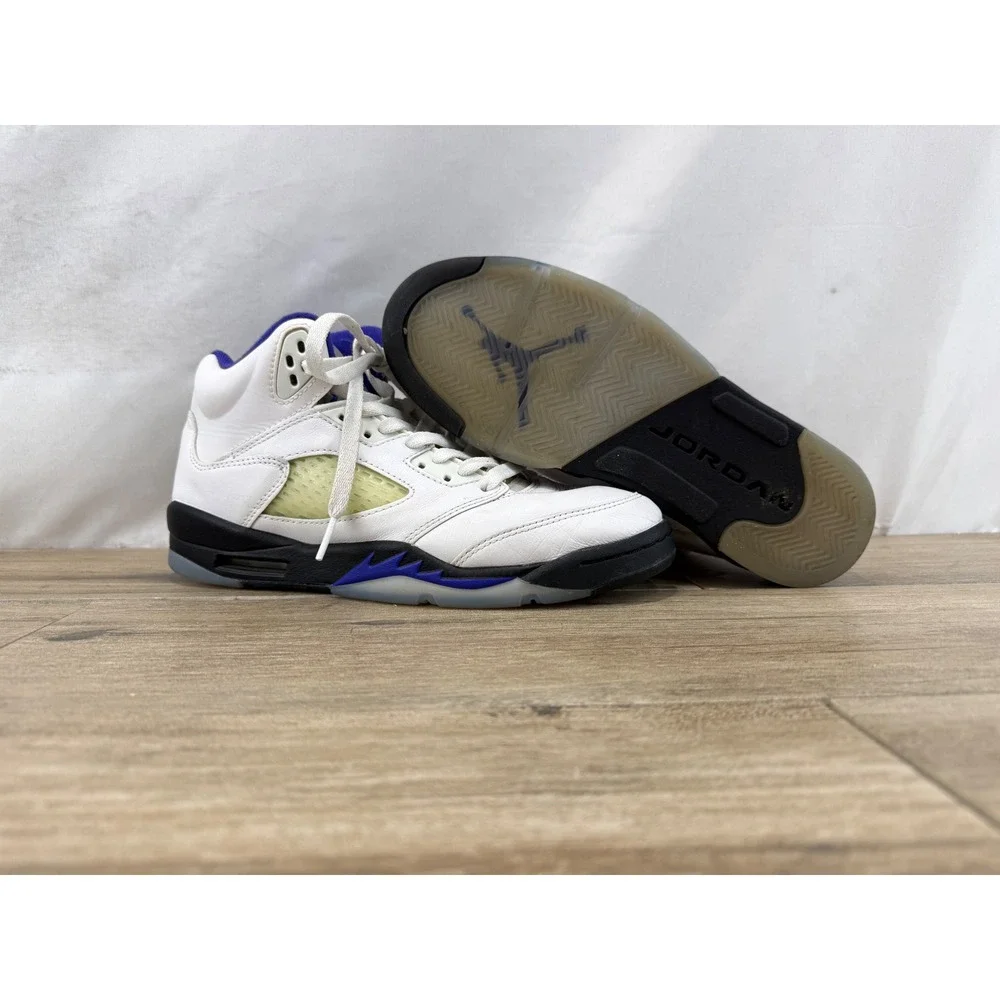 Jordan 5 Retro Concord White Purple Mens Basketball Shoes 440888-141 Size‎ 7Y